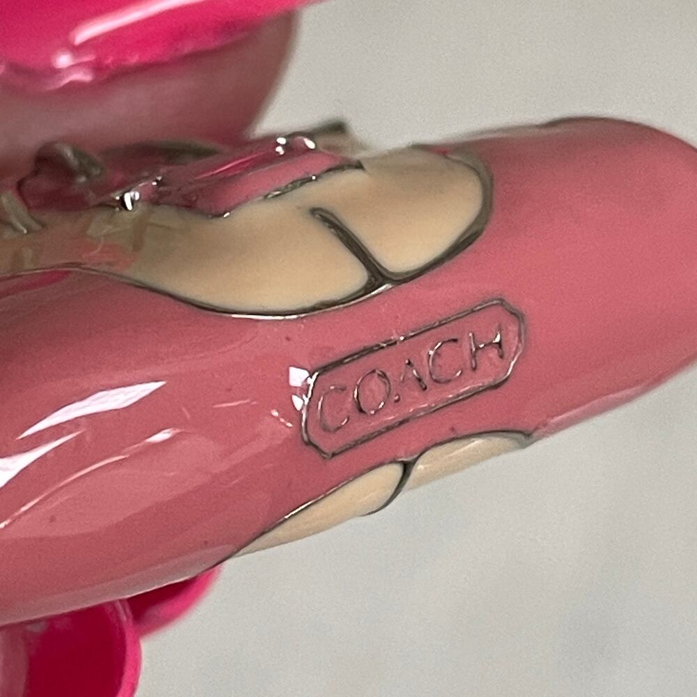 Rare Y2K Coach Pink Buckle Soho Bag Charm Keychain | Retired Mini Purse NWOT - Picture 3 of 4